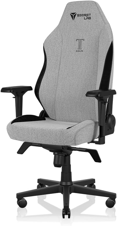 Secretlab Titan Evo Lite in BLACK3 Prime SoftWeave Gaming Chair - Reclining - Ergonomic & Heavy Duty Computer Chair with 4D Armrests & Lumbar Support - Black